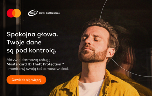 Monitoruj swoje dane w sieci 24/7 z Mastercard ID Theft Protection